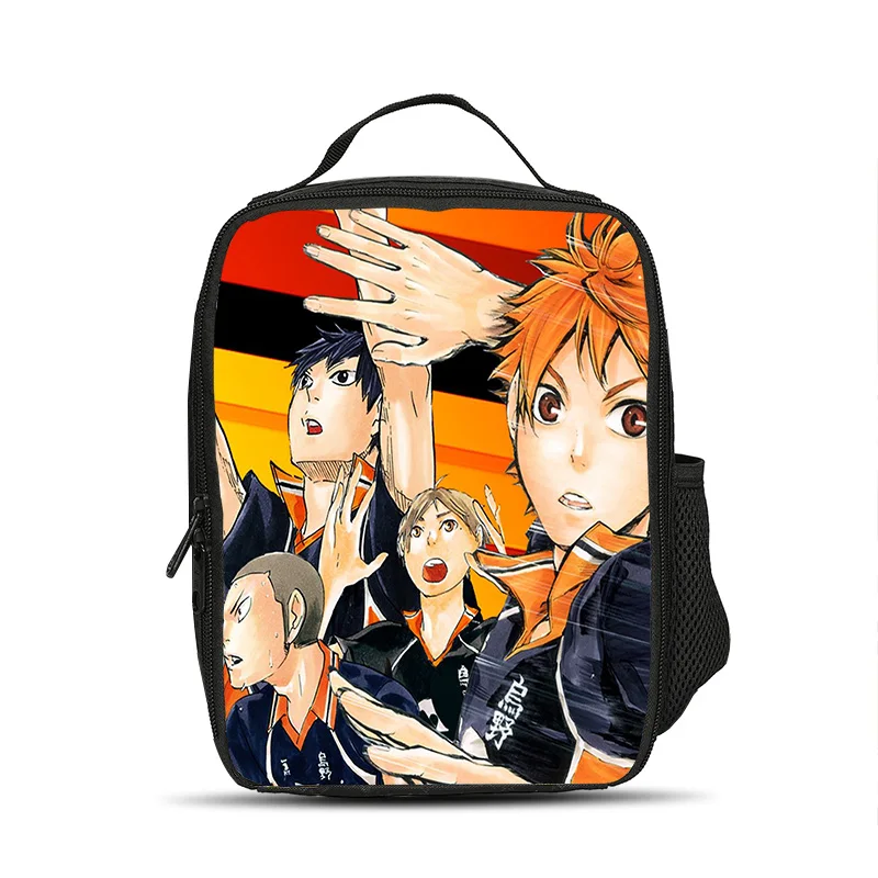 Haikyuu Ice Bag Sunshine Youth Print New Large Capacity Outdoor Picnic Student Boys and Girls Best Birthday Gift for School