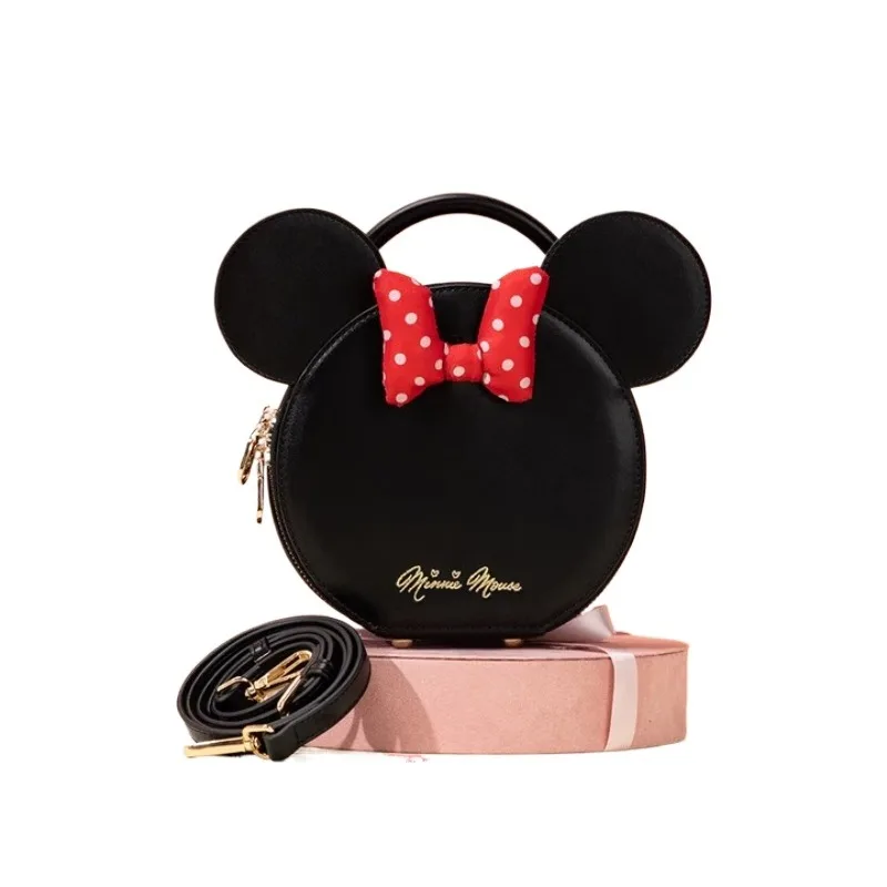 

Disney Luxury Minnie Mouse Shoulder Crossbody Bag Purse Handbag for Women Cute with Presentation Box Birthday Present