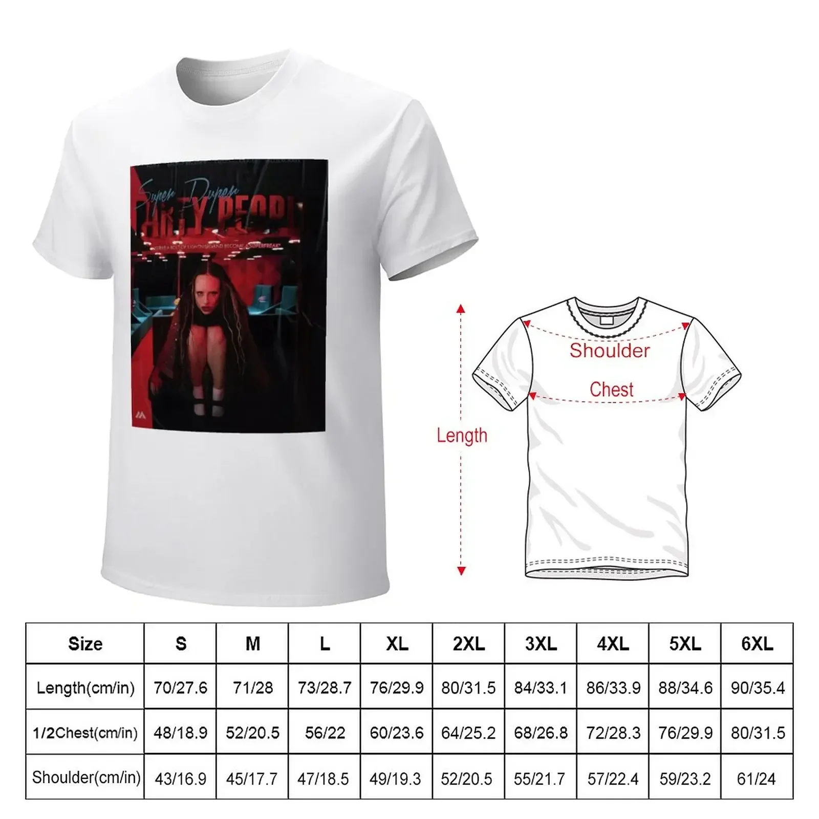 Allie X Super Duper Party People Poster T-Shirt blanks new edition boys whites t shirts men