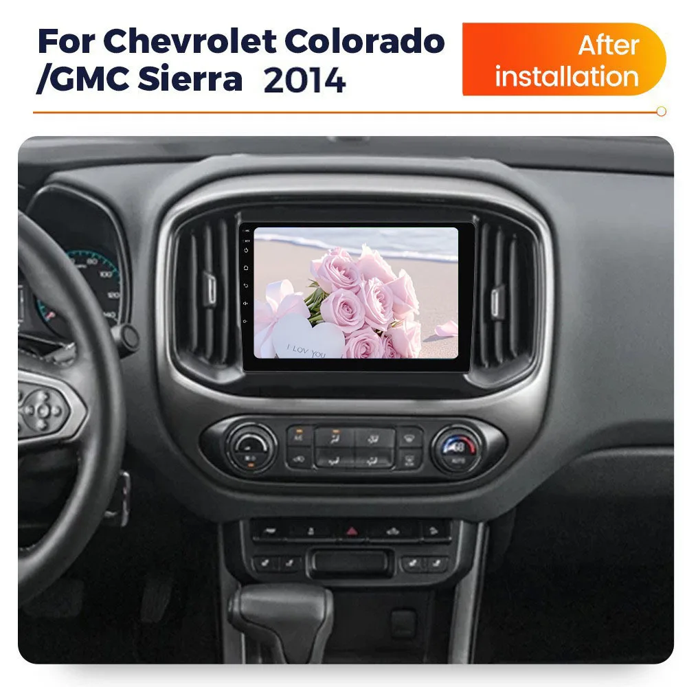 لسيارة شيفروليه 2014 سيلفرادو 10.1 بوصة مشغل أسطوانات للسيارة راديو أندرويد المضيف المتكلم فك MP3 MP5 فآسيا الصوت الوسائط المتعددة فاسيكا الإطار