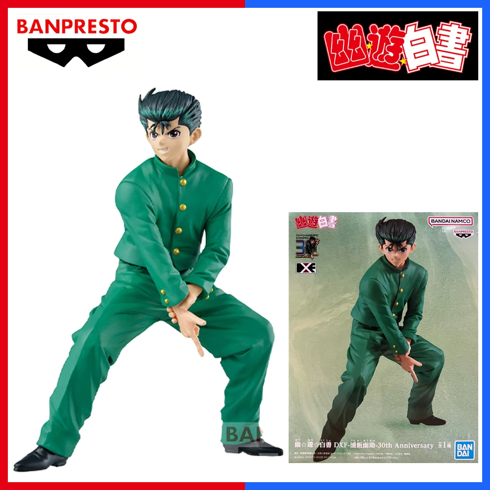 Originele Echt Op Voorraad BANDAI BANPRESTO Yu Yu Hakusho Figuur Yusuke Anime Figuur Boxed Collectible Model Bureau ornament Speelgoed