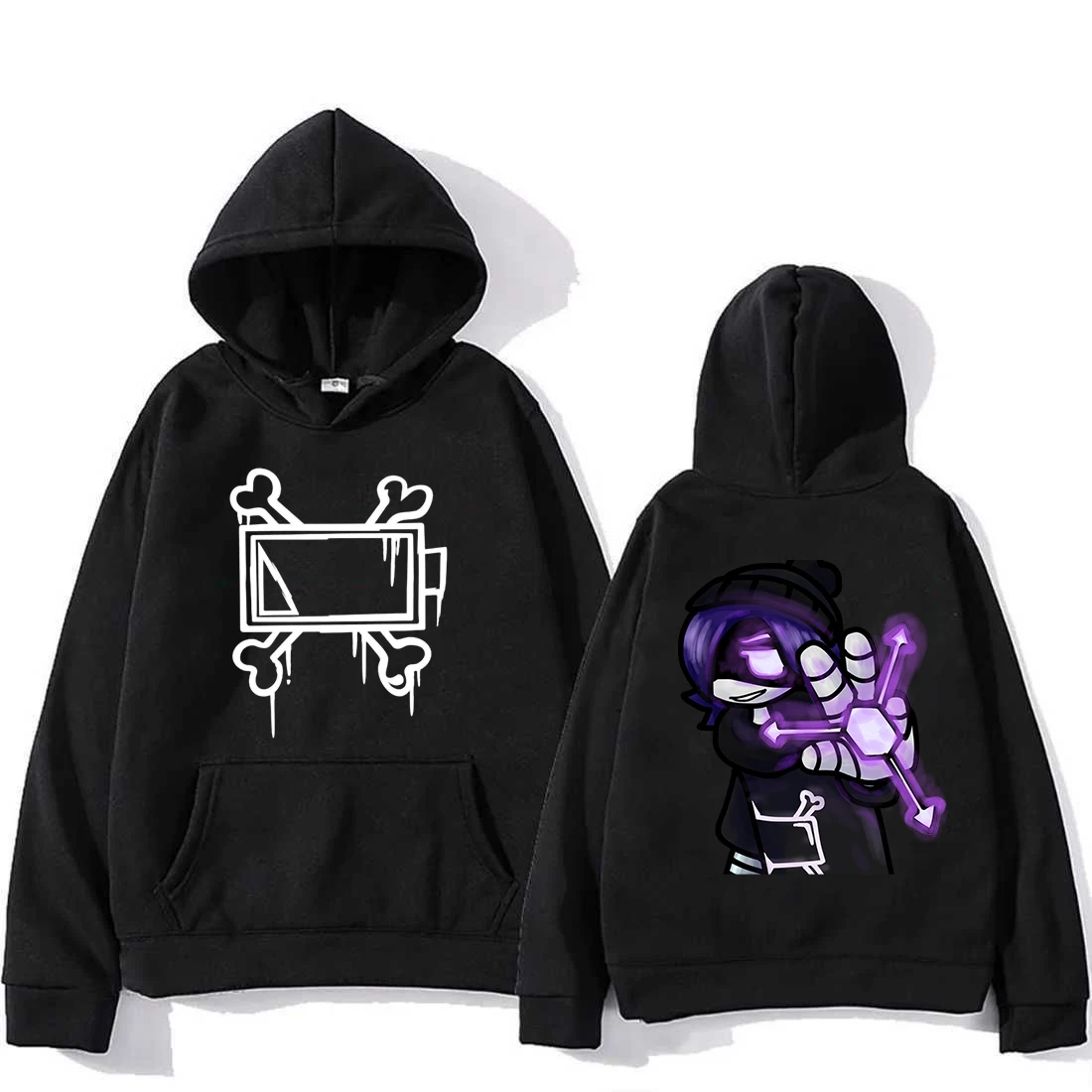 Hot Murder Drones Uzi Doorman Printed Hoodie Women Harajuku Funny Streetwear Unisex Anime Cartoon Sweatshirts Fashion Pullover