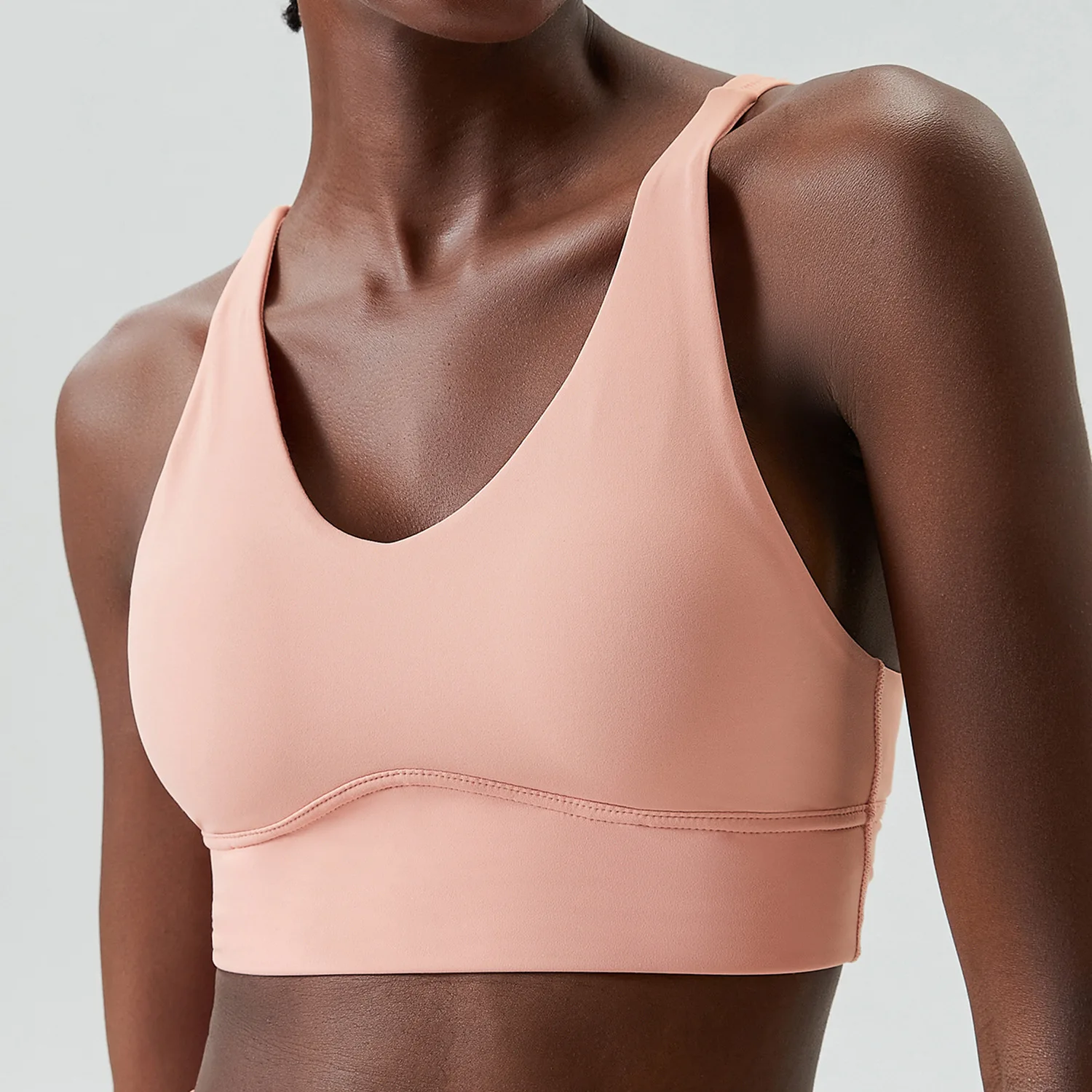 Maxdutti Kitten Ear Water Drop Cup Sports Underwear Women's Beautiful Back Jumping Exercise Yoga Vest Fitness Sports Bra