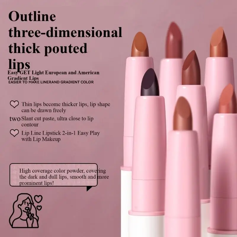 C1FF Flexibler Lip Definer Pencil Lip Liner Lippenstift für professionelle Make-up-Looks