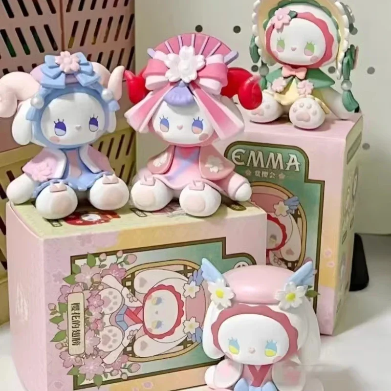 EMMA سر الغابات المسائية سلسلة ساكورا عمل الشكل صندوق أعمى ألعاب لطيفة شخصيات كرتونية دمى اللعب الهدايا الحلي جمع