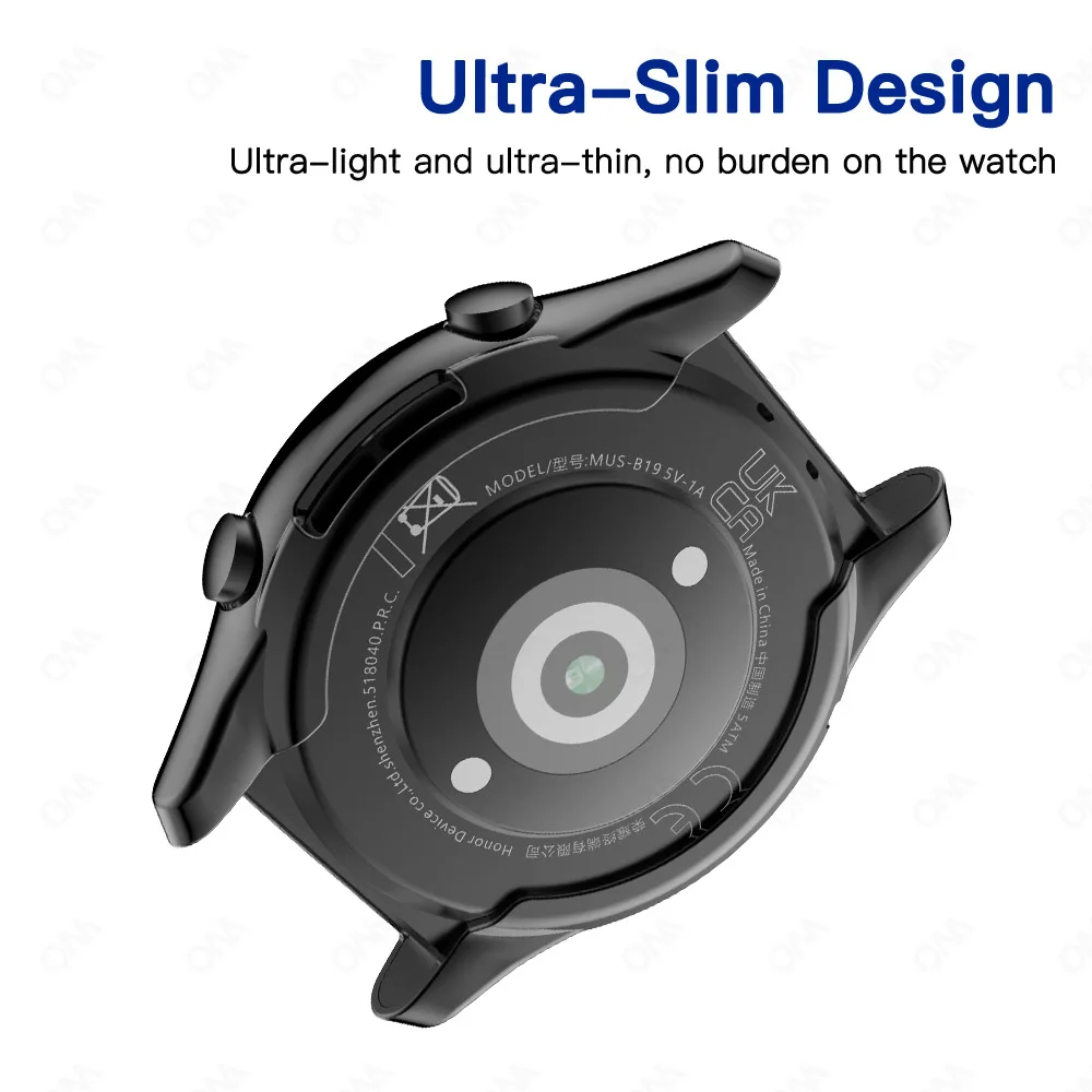 Plating Colorful Protective Cover For Huawei Honor Watch GS 3 GS3 Anti-scratch Soft Screen Protector Silicone Case 2022 New