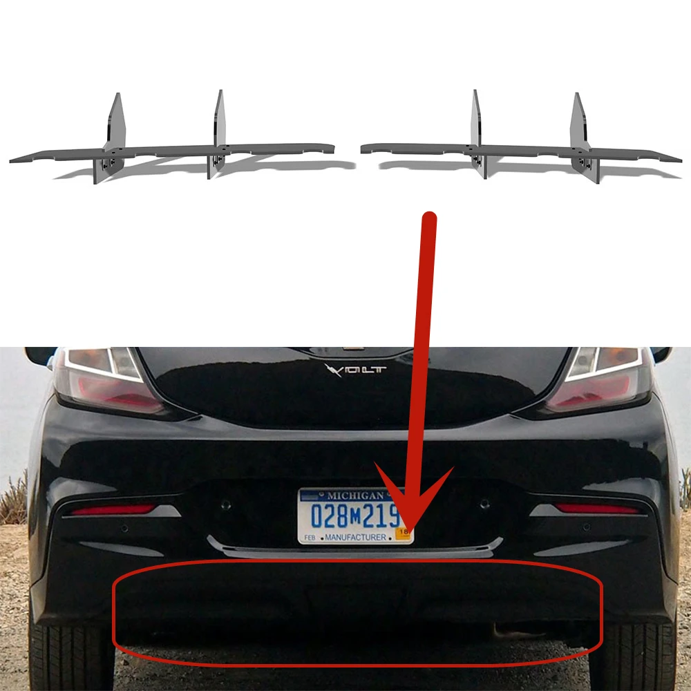 

For Chevrolet Volt Premier 2015 2016 Year Rear Diffuser Bumper Lips Spoiler Splitter Body Kit Accessories