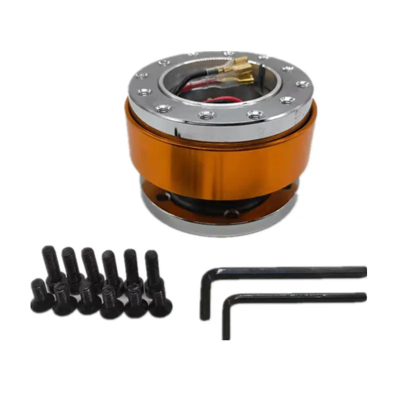 Universal Car Racing Steering Wheel Quick Release Aluminum Alloy Adapter Steering Splitter Competition Refit Racing Accessory