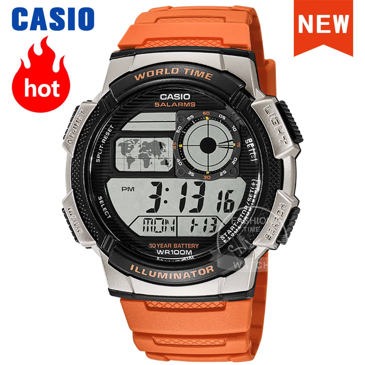 Relógio casio g shock masculino, marca de luxo, conjunto com led digital, à prova d'água, relógio esportivo militar, relogio masculino AE-1000W
