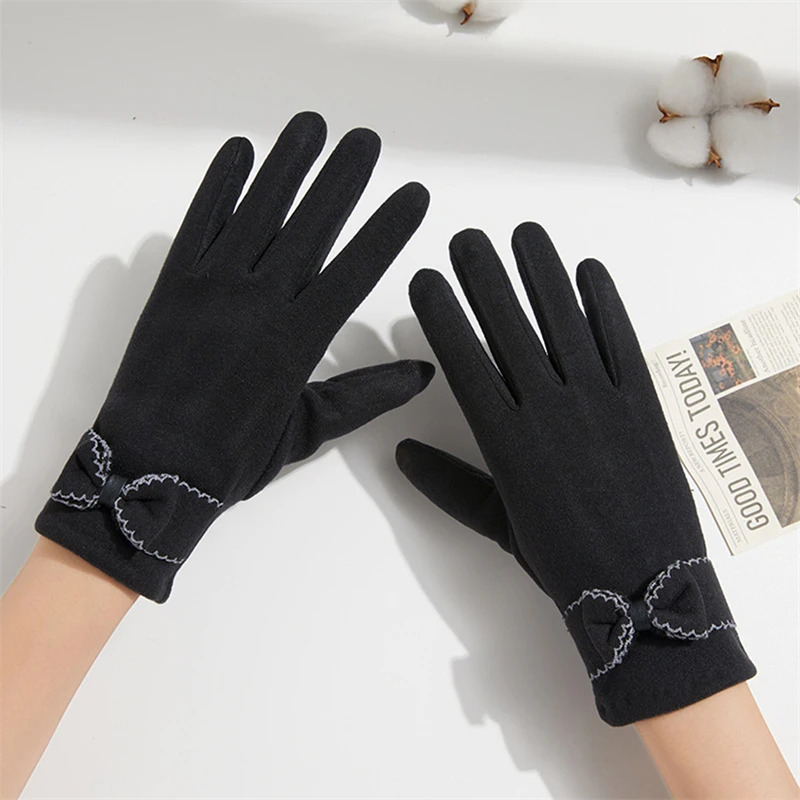 Guantes de felpa de conejo para mujer, manoplas cálidas a prueba de viento y frío para montar al aire libre, artículos para el hogar, accesorios de ropa, Invierno