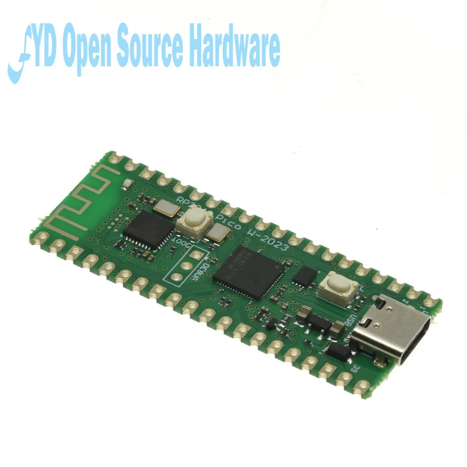 for Raspberry Pi Pico W Board TYPE-C RP2040 Dual-Core ARM Low-Power Microcomputers High-Performance Cortex-M0+ Processor