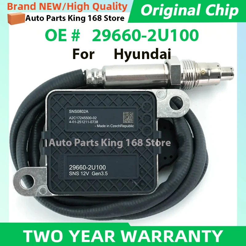 

296602U100 29660-2U100 Nitrogen Oxygen NOx Sensor 12V For Hyundai 29660 2U100