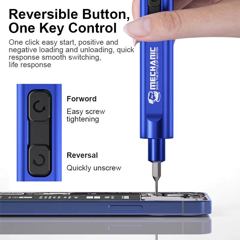 MECHANIC ES480 48in1 Multifunctional Electric Screwdriver Set for Mobile Phone Repair High Hardness Disassembly Screwdriver Tool