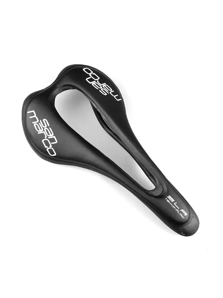 AliExpress SAN MARCO San marco Carbon fiber city bicycle saddle Hollow breathable Lightweight unburdened leisure riding saddle Bicycle accessories