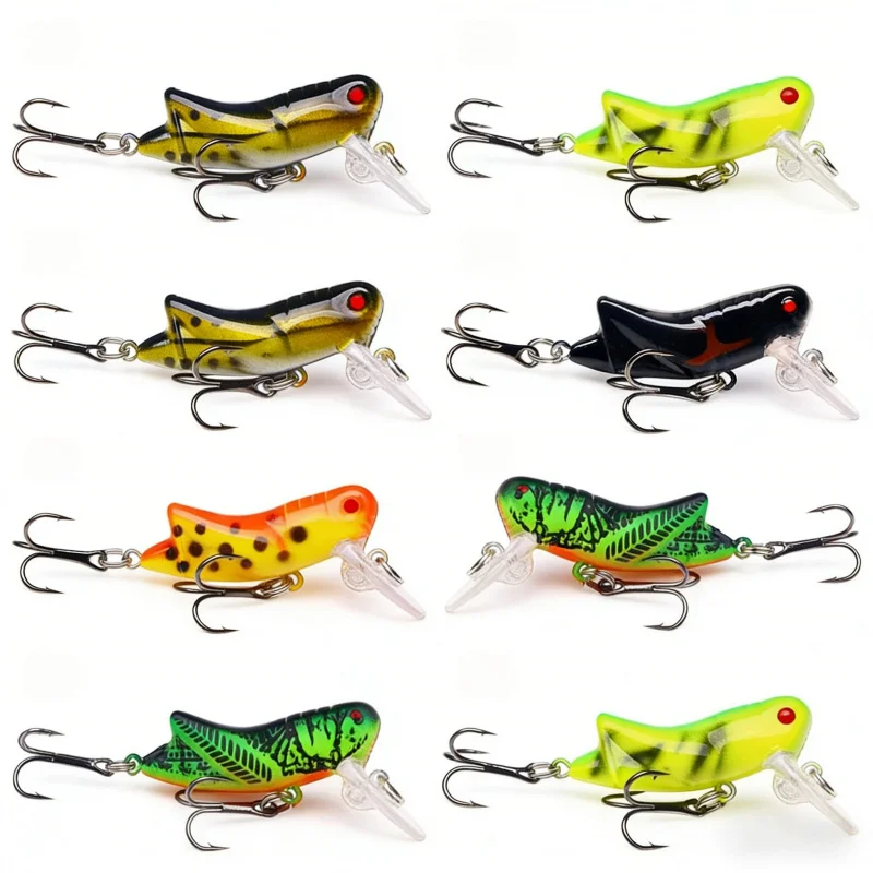 5CM 3.5GBionic Grasshopper Lure Long-Distance Casting Artifi