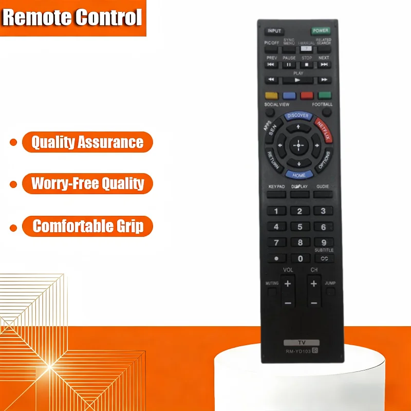 

Replacement Remote Control for Sony Smart TV RM-YD040 RM-YD065 RM-YD092 RM-YD102 RM-YD103 RM-YD025 RM-YD028 RM-YD087