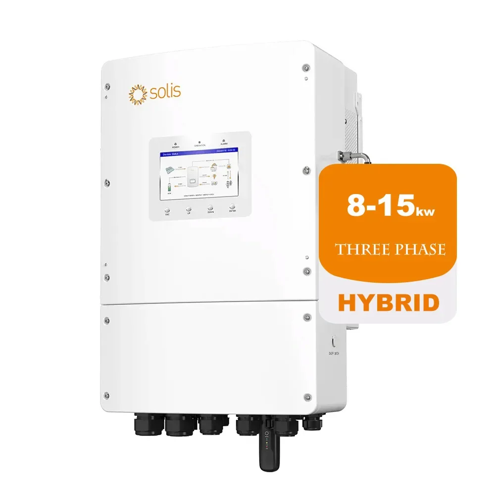 Solar Inverters 8KW 10KW 12KW 15KW 3-Phase Hybrid Solar Energy Storage System for Residential Low Voltage High Power Inverter