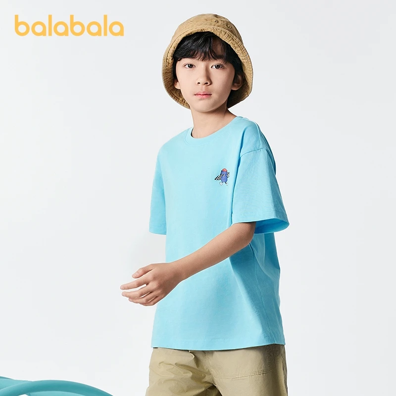 Balabala abbigliamento per bambini ragazzi ragazze top bambini maniche corte t-shirt 2024 estate nuovo vestito genitore-figlio