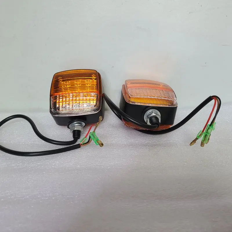 2Pcs DC12V-80V LED Turn Signal Light Indicator Turn Lamp for Komatsu Toyota Forklift Accessories 3BA-56-71421 56690-13130-71