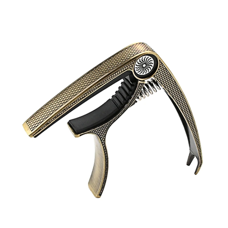Capo de guitarra 448D, afinadores de guitarra de aleación de Zinc, Clip de tono para 6 cuerdas, ukelele eléctrico acústico, instrumentos de bajo de mandolina Banjo