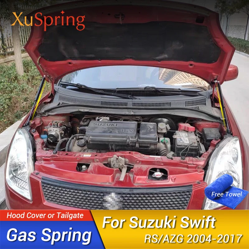 Car Bonnet Engine Cover Lifting Support Spring Shock Strut Bars Hydraulic Rod for Suzuki Swift 2005-2013 2014 2015 2016 2017