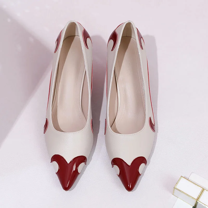 Women Pointed Tip High Heels Elegant Banquet Wedding Shoe Exquisite Dress Work Shoes for Woman Designer High Heels Zapatos Mujer view 4