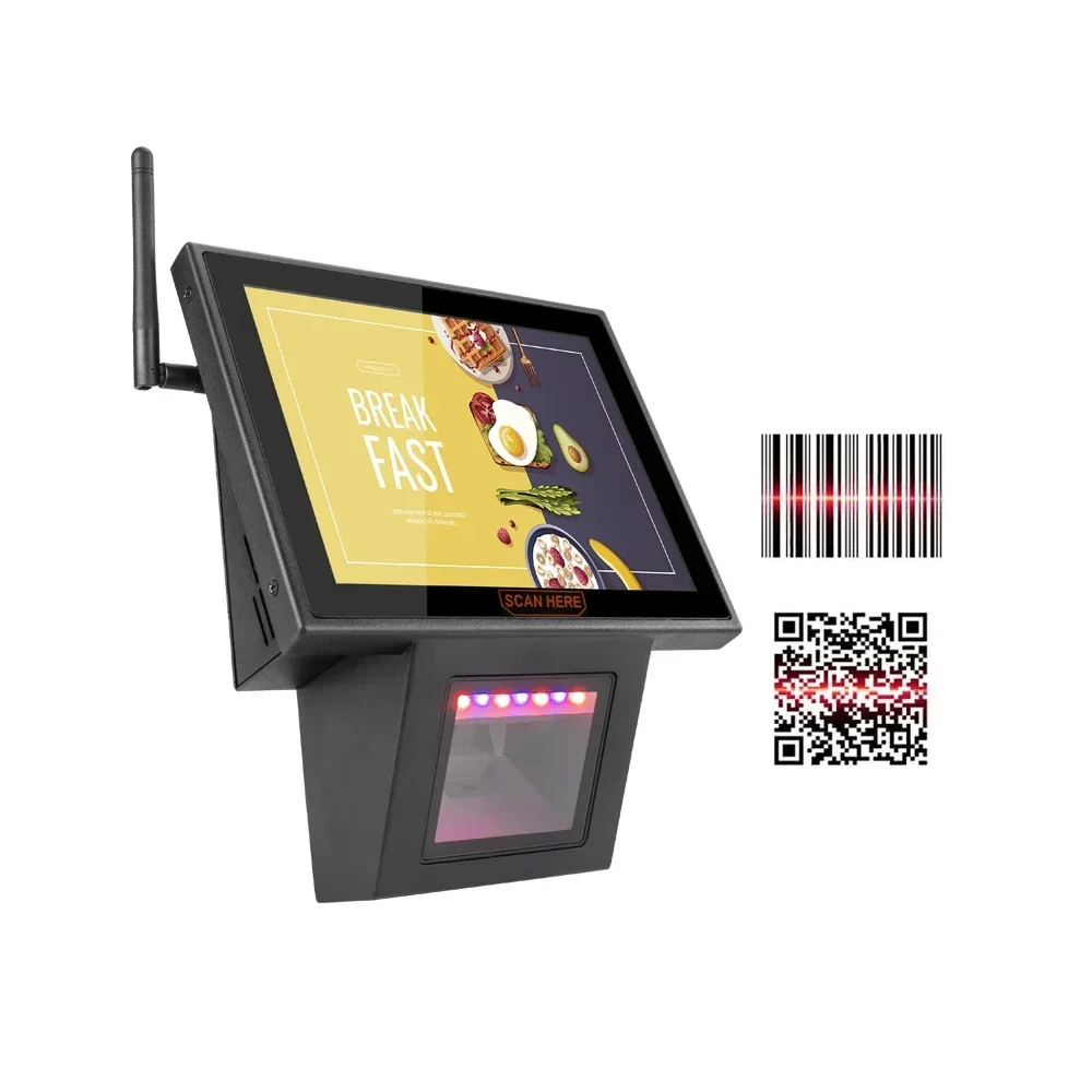 Original design 8 10 inch Android Touch Price Checker Kiosk With Barcode QR Code Scanner Wall Mount Supermarket Price Checker
