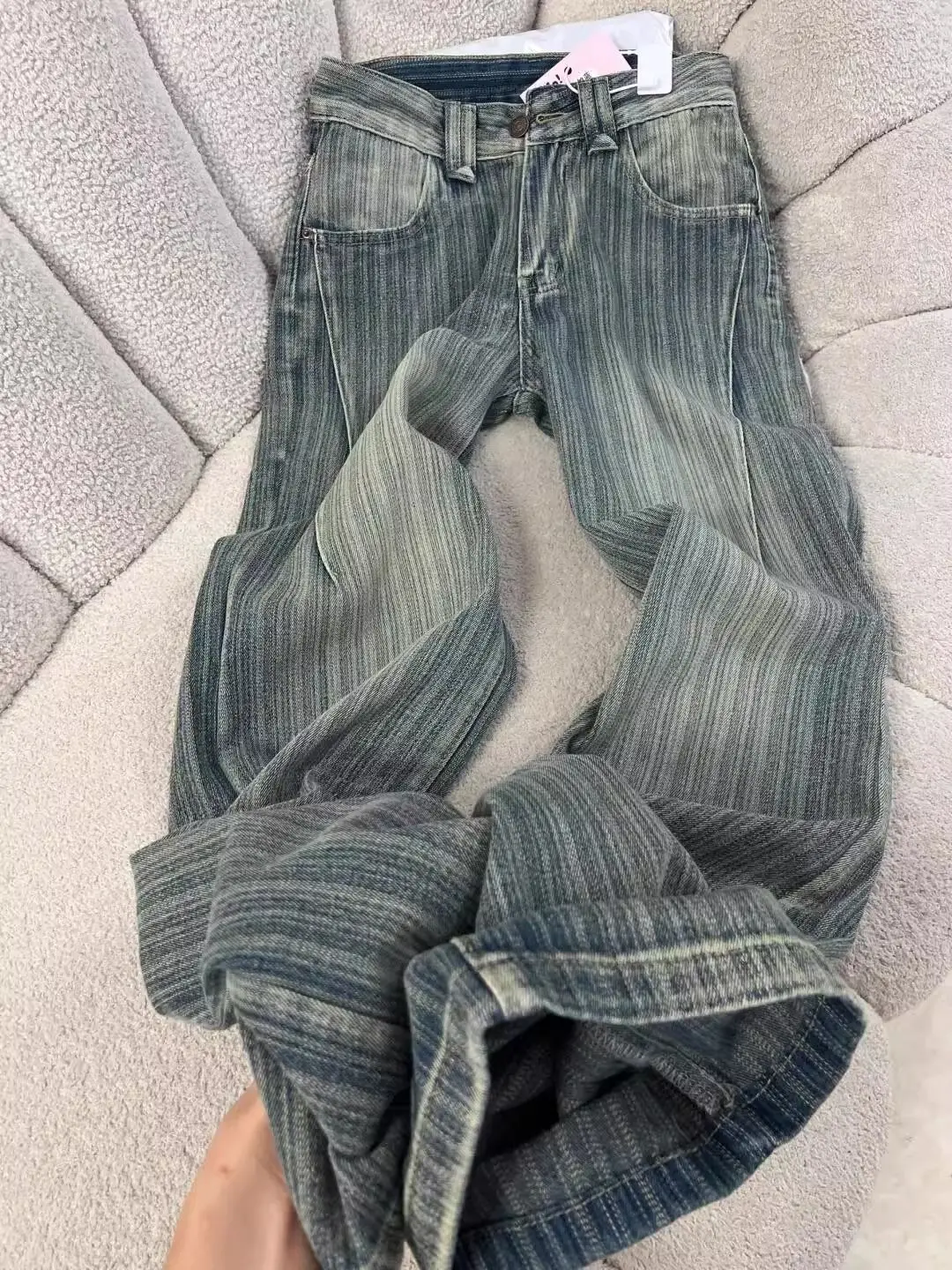 

Американские винтажные брюки 2000-х годов, женские повседневные тонкие спортивные штаны Y2k, одежда Y2k, брюки в стиле ретро, повседневные шикарные ретро джинсы в стиле Харадзюку, женские