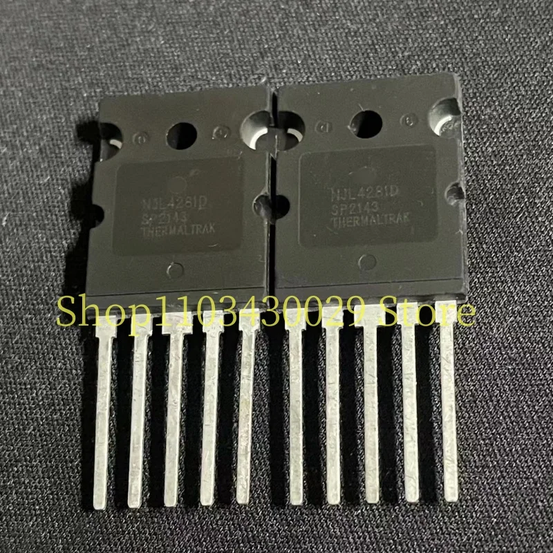 5Pairs(10PCS) New & Original NJL4302D + NJL4281D TO-264-5 15A 350V PNP + NPN Transistors