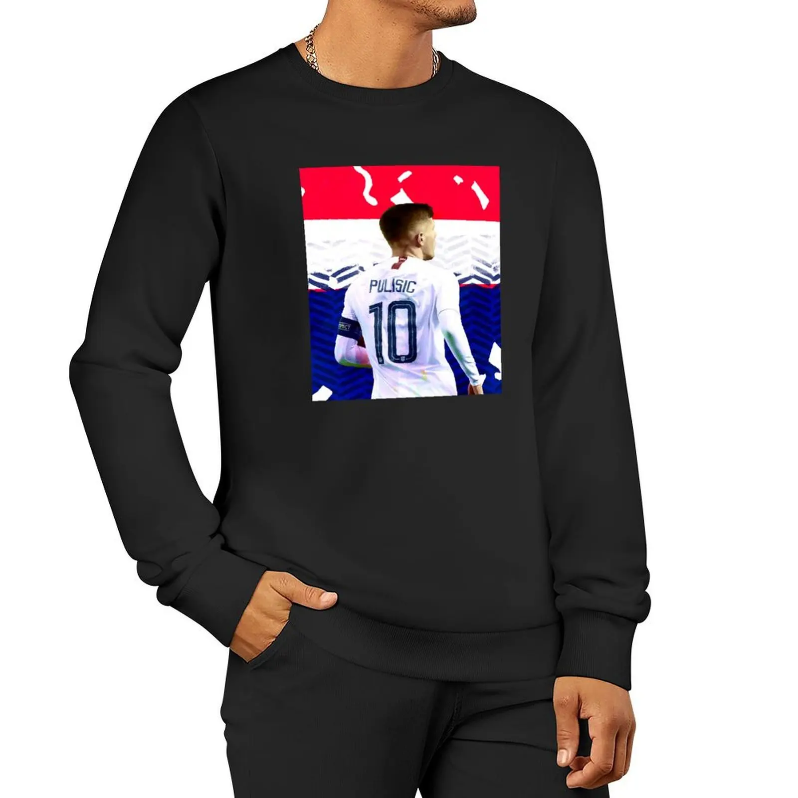 

Christian Pulisic Art Design Draw Street Art Graphic Paint Football USA Pullover Hoodie autumn jacket men sweatshirts