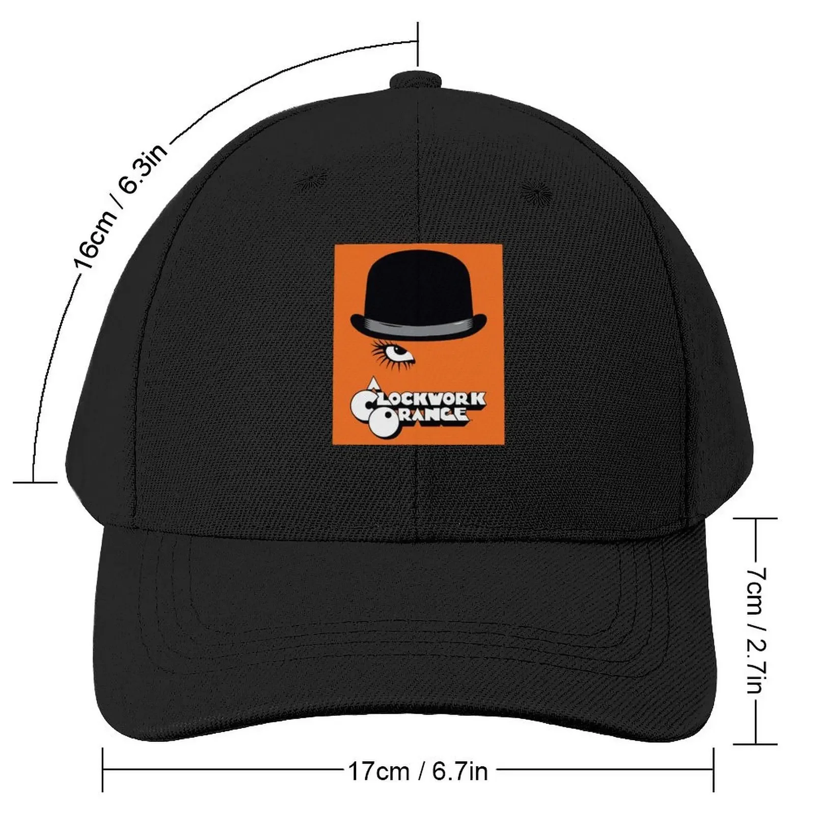 Clockwork Orange Poster Baseball Cap Designer Hat Mountaineering Women Beach Fashion Men's