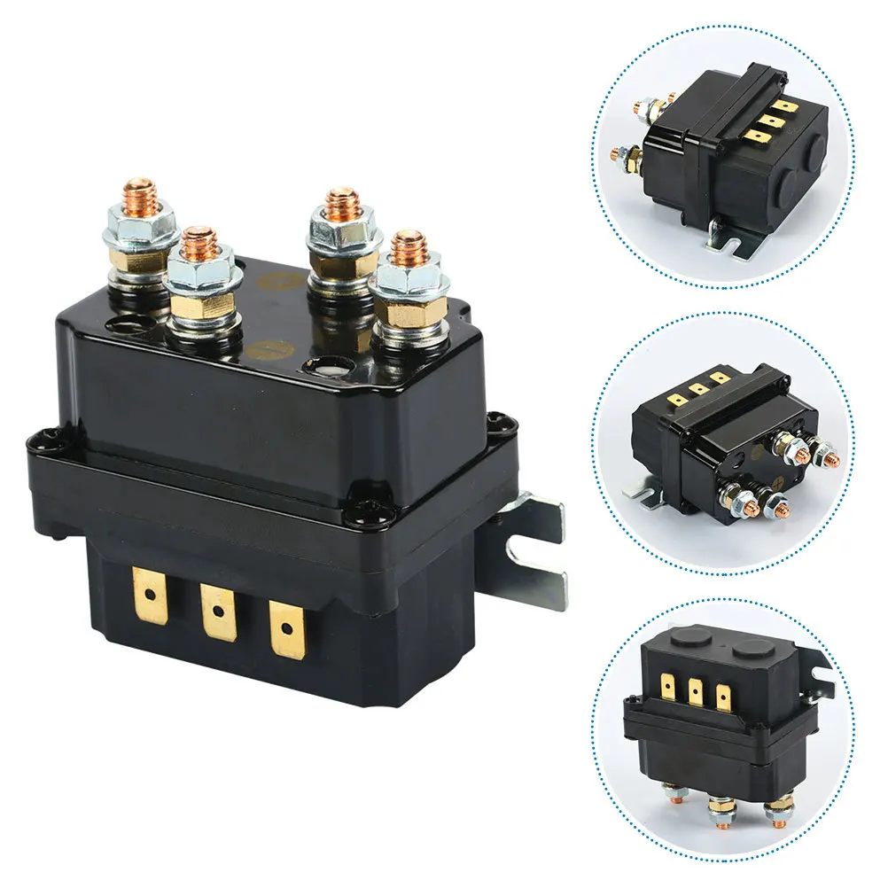 

250a 12V Integrated Waterproof Winch Relay High Reliability Short Column Design Off-Road Vehicle Atv Utv Electric Winch Solenoid