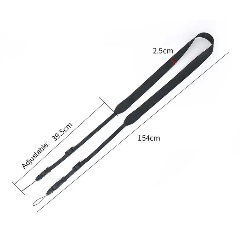 Universal Adjustable Camera Shoulder Strap High-quality Solid Color Camera Shoulder Band Detachable Anti-break Neck Strap