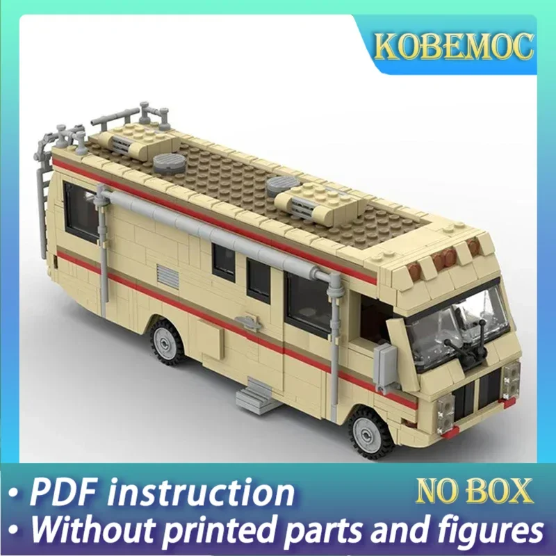 

Moc Building Bricks Знаменитая модель автомобиля из фильма Breaking Bad RV Bus Technology Модульные блоки Подарки Рождественские игрушки Наборы «сделай сам» Сборка