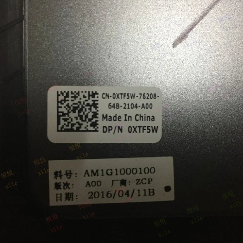 LL para Dell Alienware 17 R2 R3 A Shell LCD capa traseira 0JTC3W JTC3W