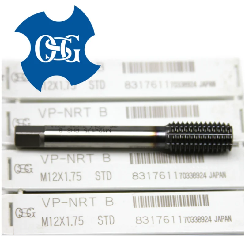 Japan Original OSG CPM With Ticn Roll Forming Tap VP-NRT M1 M1.2 M1.4 M2 M2.5 M3 M4 M5 M6 M8 M10 M12 Gwintowniki maszynowe