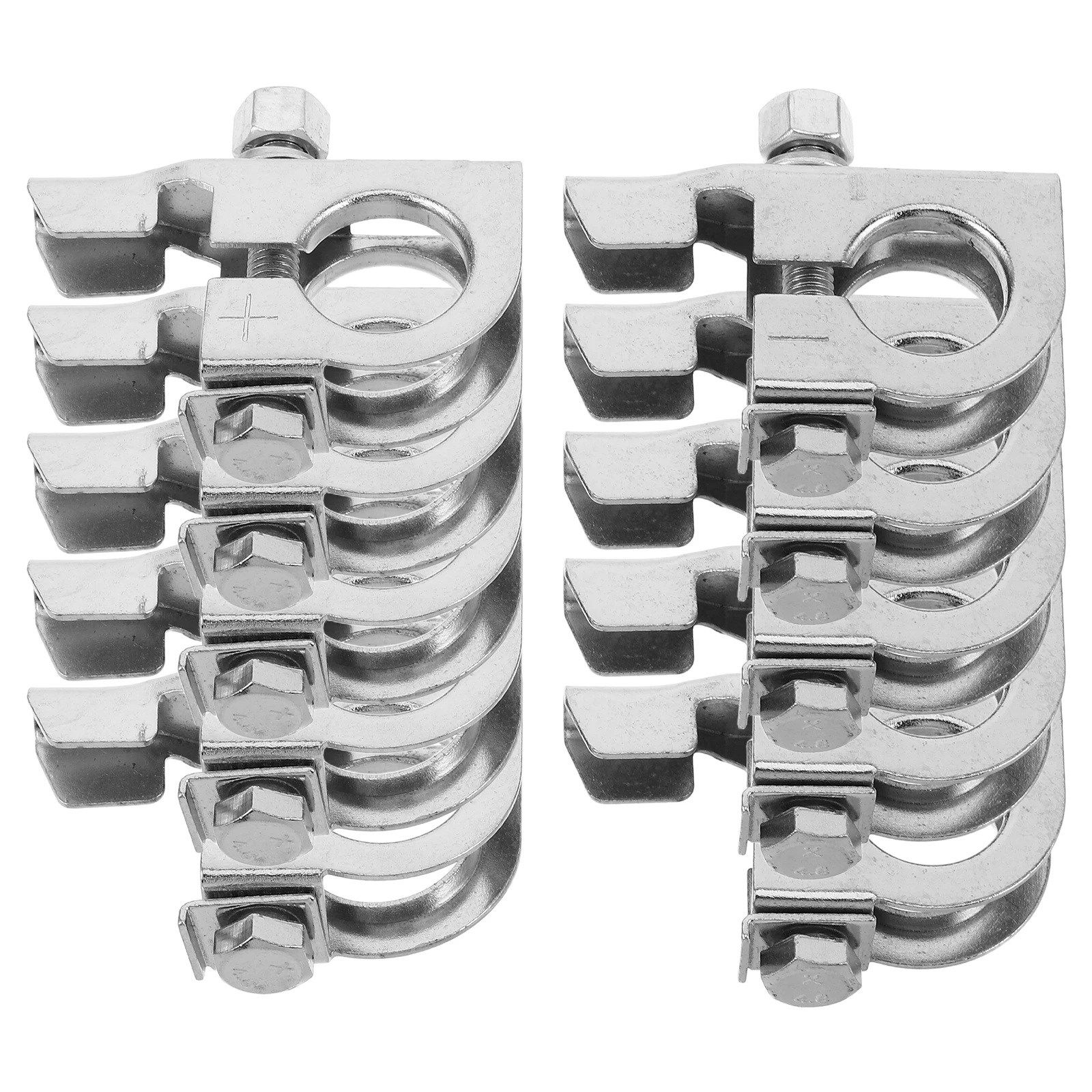 

10pcs Clamps High Conductivity Sparkproof Universal Terminal Connectors for Truck Car Marine Durable Color Coded Clamp