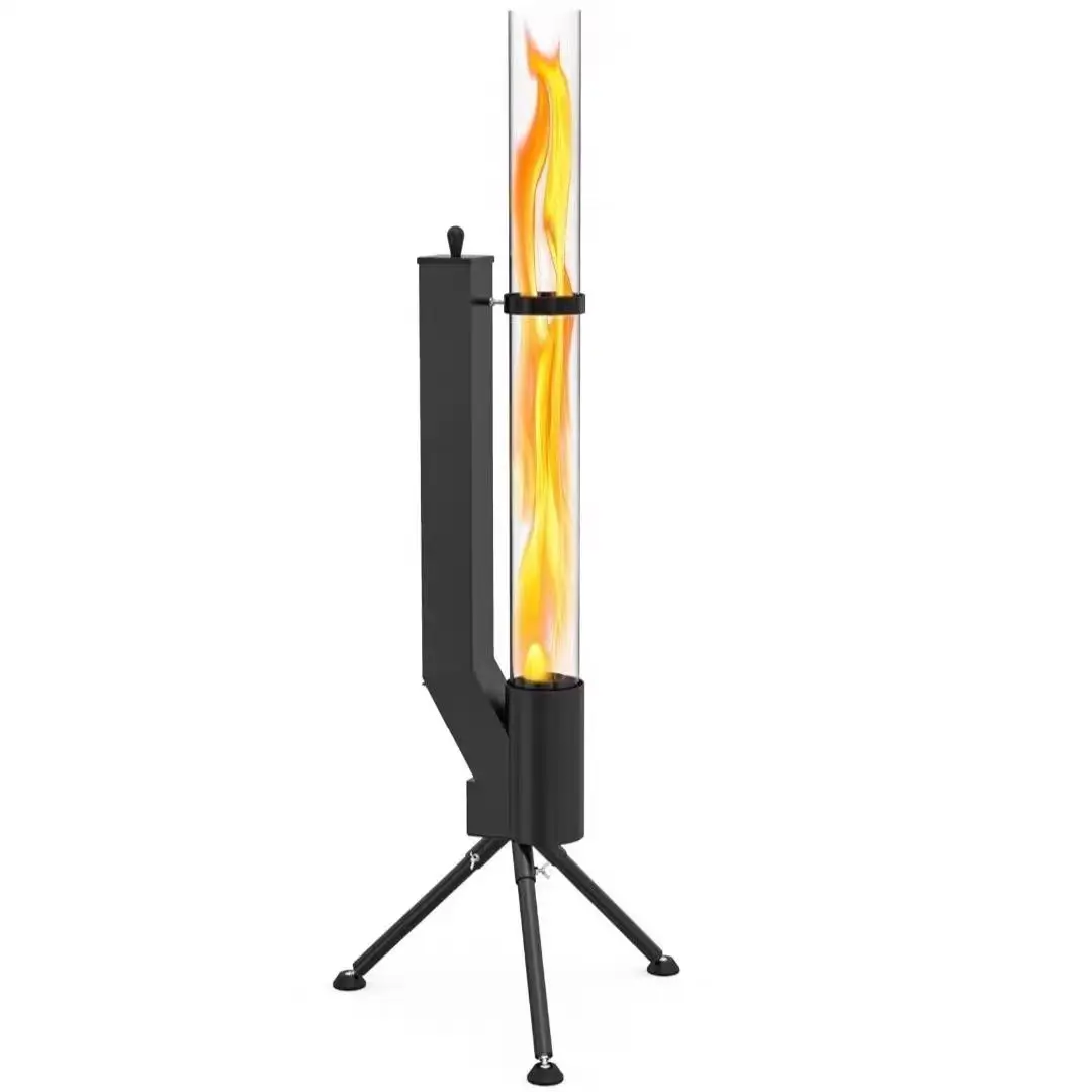 Outdoor Wood Pellet Fire Pits Smokeless Biomass Pellet Stove Pellet Patio Heater