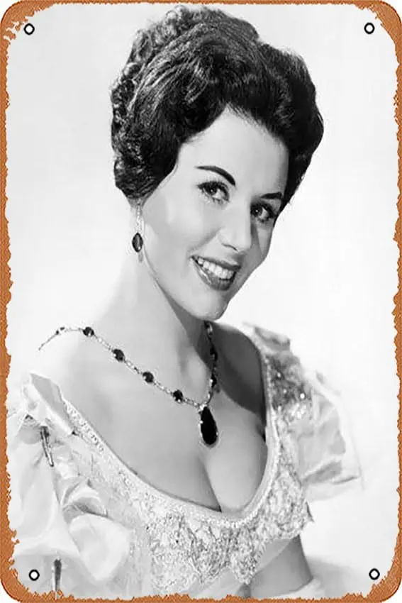 Metal Tin Sign 8 X 12 Inch - Eunice Gayson - Poster Metal Plaque Cafe, Bar, Home Wall Decor sign