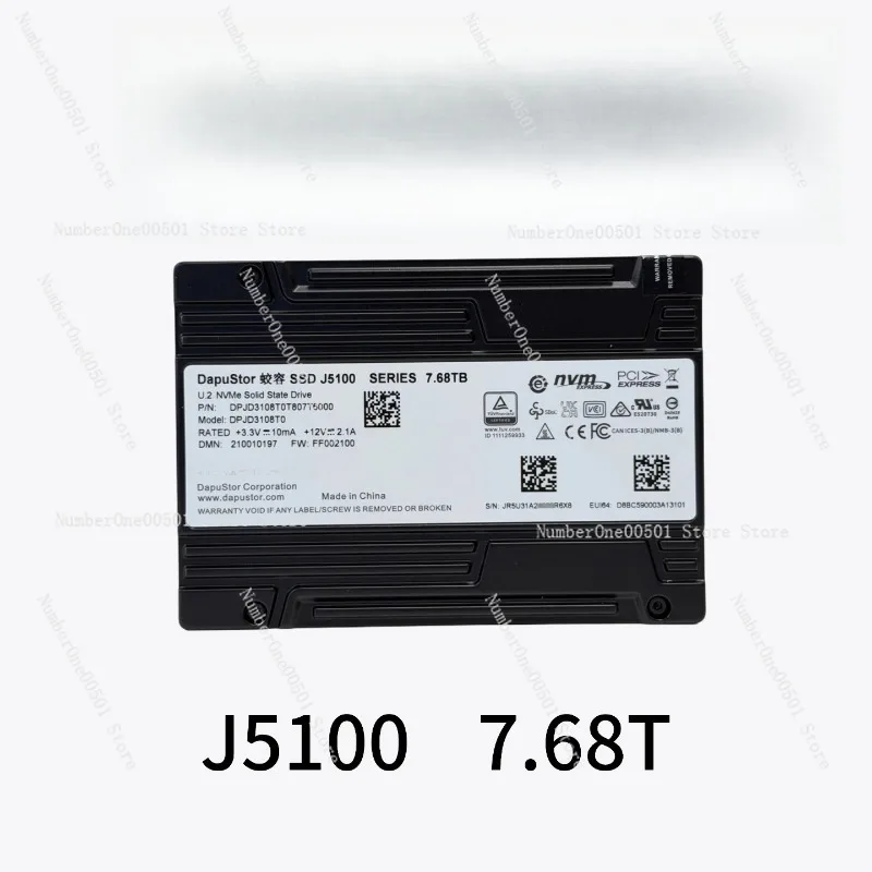 R5100 J5100 J5101 R6101 Enterprise SSD 7.68TB 15.36TB for External Enclosure​​