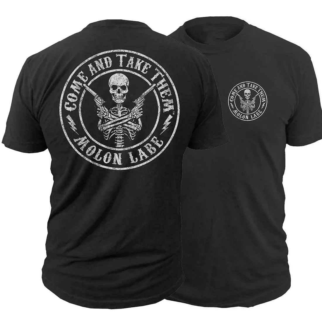 Come And Take Them Molon Labe 2nd Amendment T-Shirt 100% Cotton O-Neck Summer Short Sleeve Casual Mens T-shirt Size S-3XL