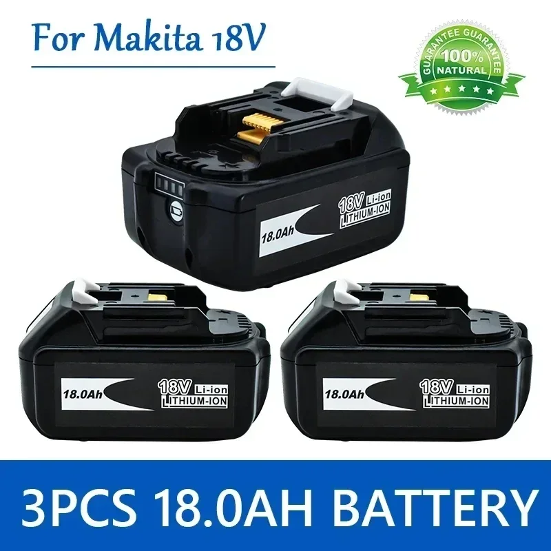 

Для Makita 18V 18000mAh 18.0Ah аккумуляторная батарея для электроинструментов с светодиодный Li-Ion Замена LXT BL1860B BL1860 BL1850