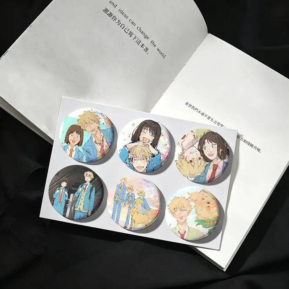 Anime Skip-And-Loafer Badge Pins For Friend, Backpack, Clothing, Collectible Accessories, Jewelry Gift
