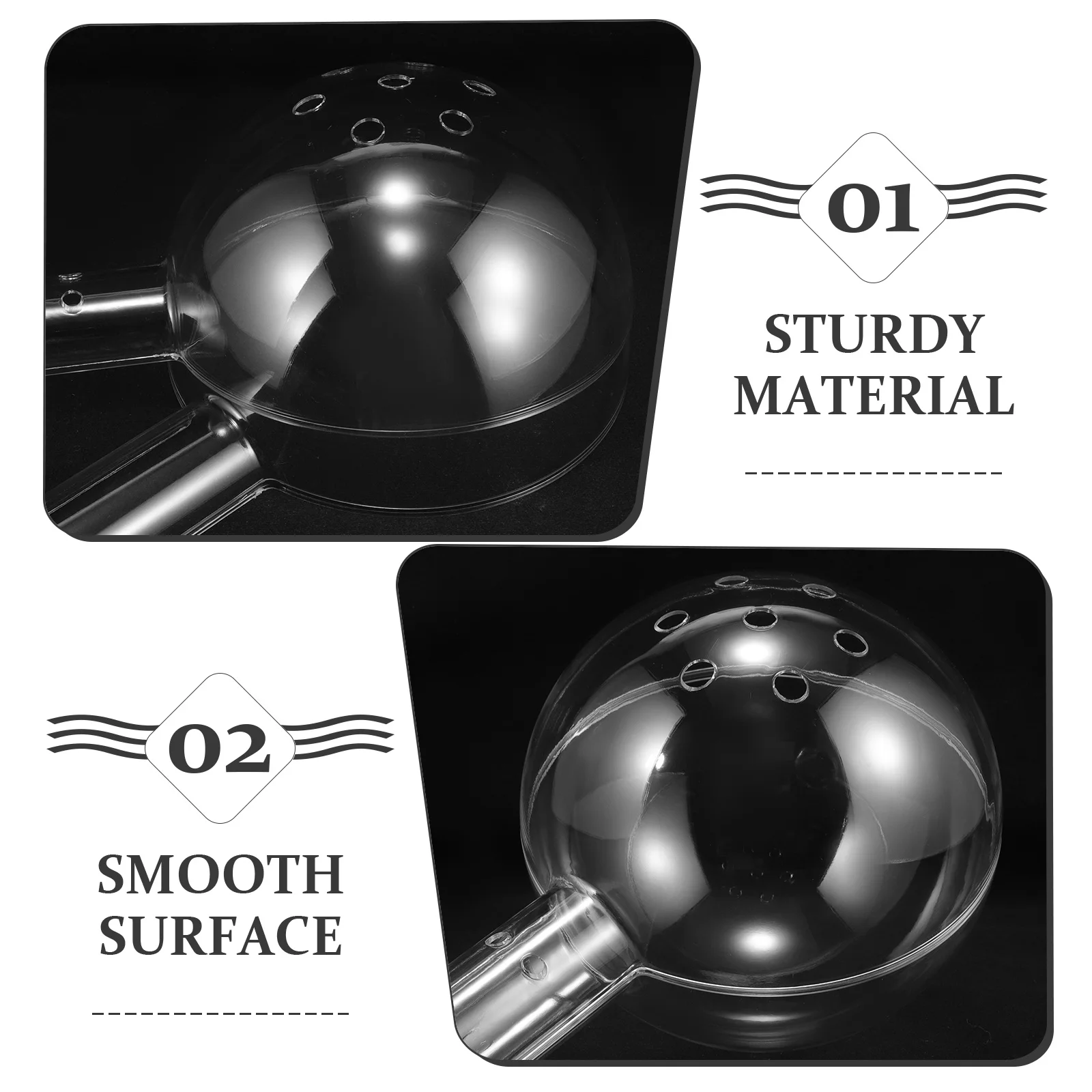 

Bouquet Acrylic Ball Flower Wrapping Transparent DIY Clear Floral Arrangement Ball Large Clear Ornament Flower Packaging