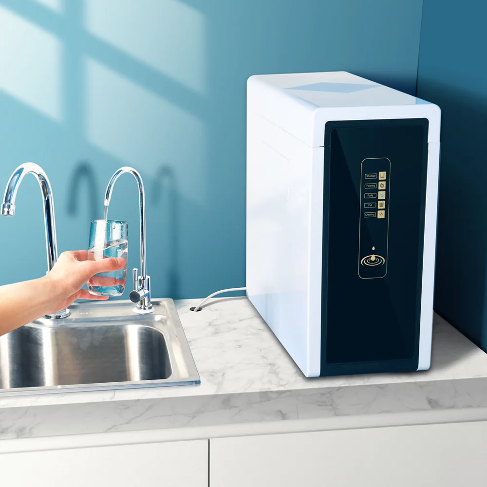 House counter top water purifier reverse osmosis water filter system water dispenser and purifier