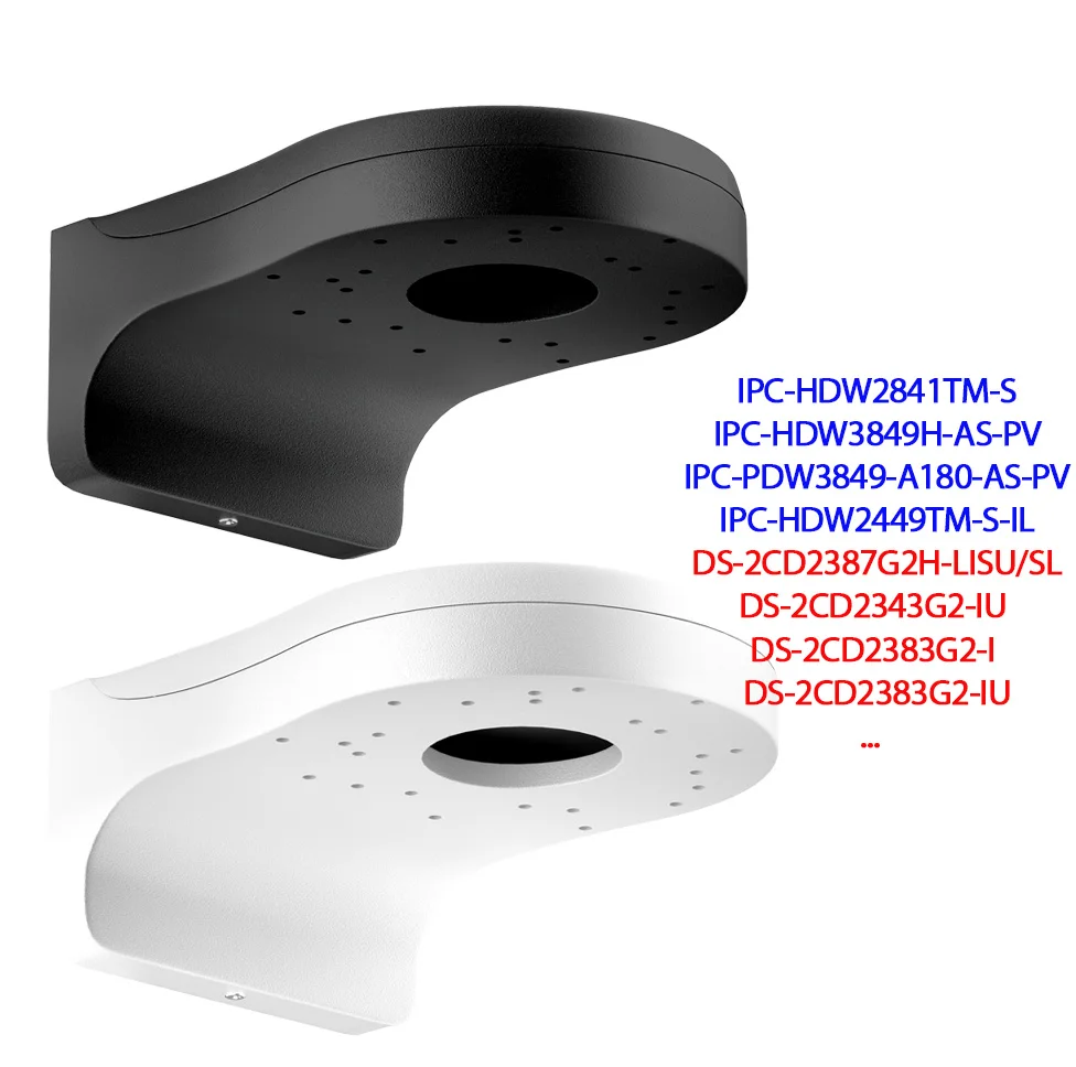 Wall Mount Bracket for Hikvision Dahua IP HDCVI Camera Turret Eyeball IPC-HDW2841TM-S DS-2CD2383G2-IU DS-2CD2347G2H-LIU