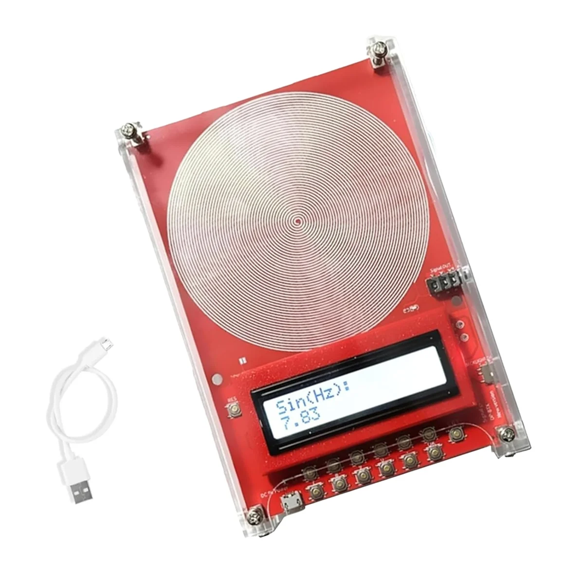 

AB52 Custom Frequency Generator V2, 7.83Hz SchumannWave Resonance Generator, 0.01Hz-200000Hz Adjustable Sine Wave Resonance B