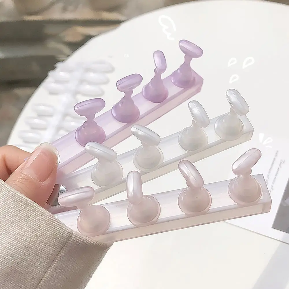 Art Training Fake Nail Display Tool False Nail Tip Holder Nail Display Stand Nail Art Practice Stands Nail Display Chess Board