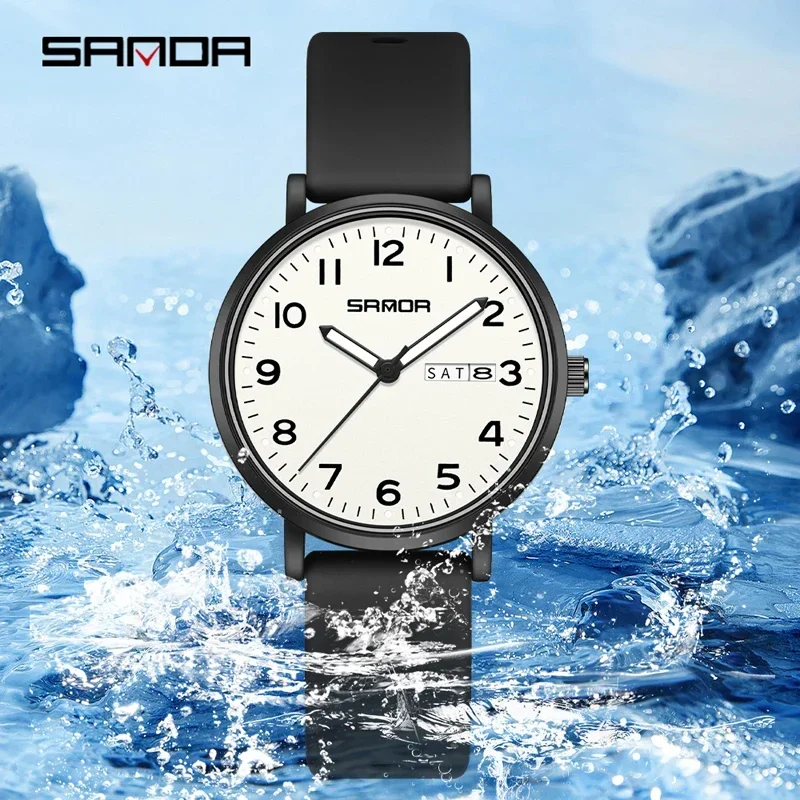 SANDA SD1143 Orologio al quarzo per studenti Orologio da polso sportivo all'aperto resistente alla moda semplice e leggero per ragazzo e ragazza Miglior regalo