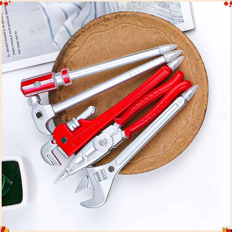 Hardware Tools Ballpoint Pen Creative Student Stationery Gift Cartoon Wrench Pliers Screwdriver Hammer Styling